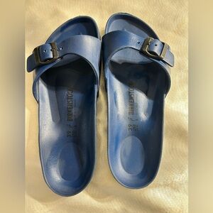 Birkenstock Ocean Blue Footbed Sandals